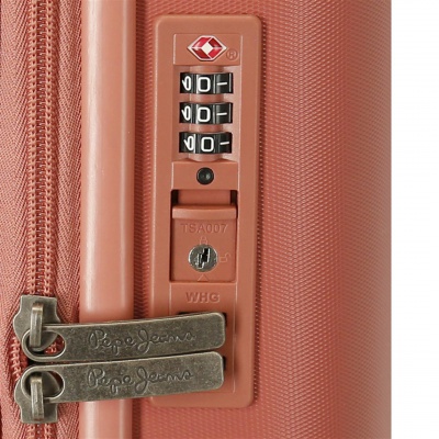 PEPE JEANS Highlight Terracota, ABS Cestovný kufor, 55x40x20cm, 37L, 7689126 (small) PEPE JEANS Highlight Terracota, ABS Cestovný kufor, 55x40x20cm, 37L, 7689126 (small)