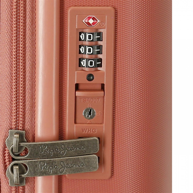 PEPE JEANS Highlight Terracota, ABS Cestovný kufor, 55x40x20cm, 37L, 7689126 (small) PEPE JEANS Highlight Terracota, ABS Cestovný kufor, 55x40x20cm, 37L, 7689126 (small)