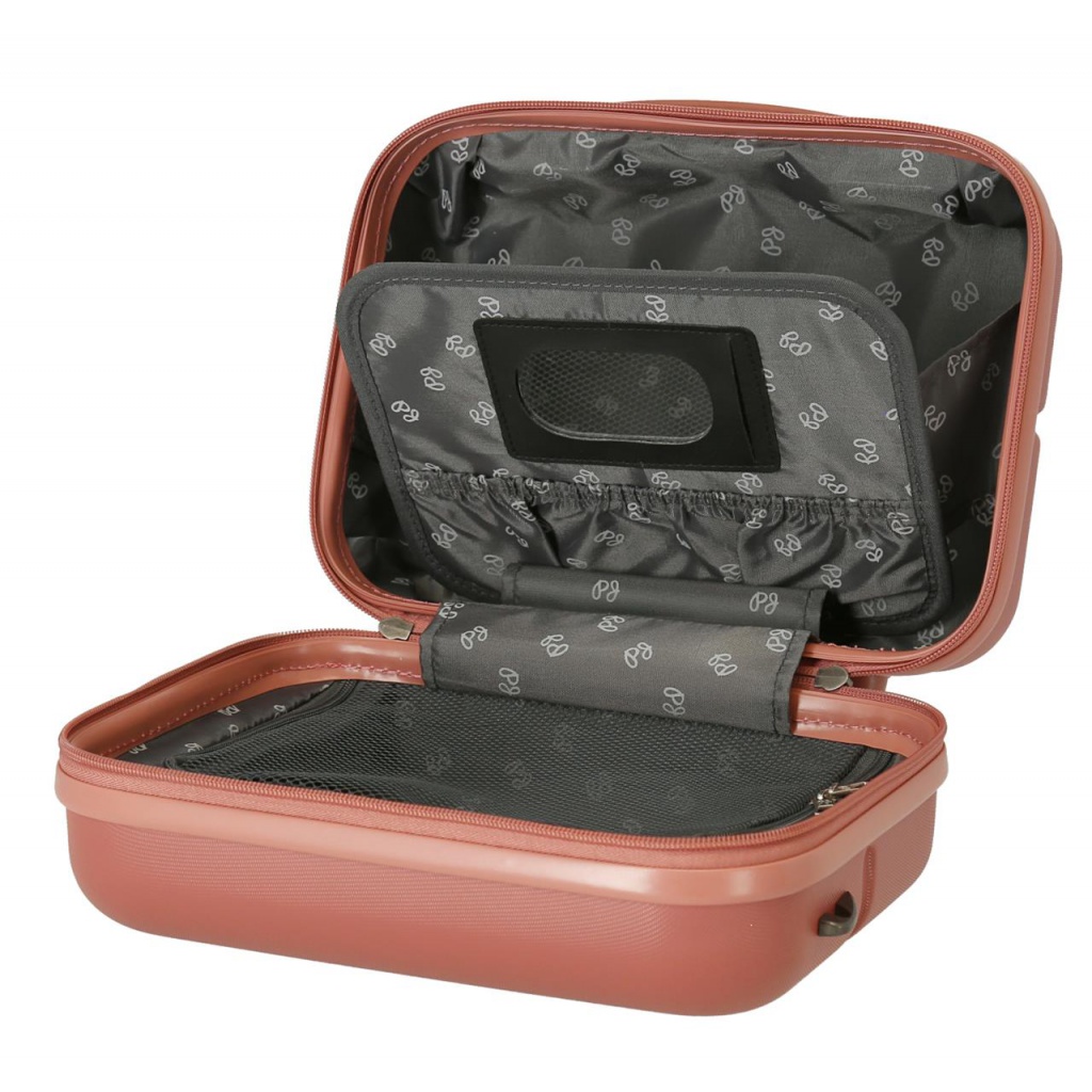 PEPE JEANS Highlight Terracota, Cestovný kozmetický kufrík, 21x29x15cm, 7683926