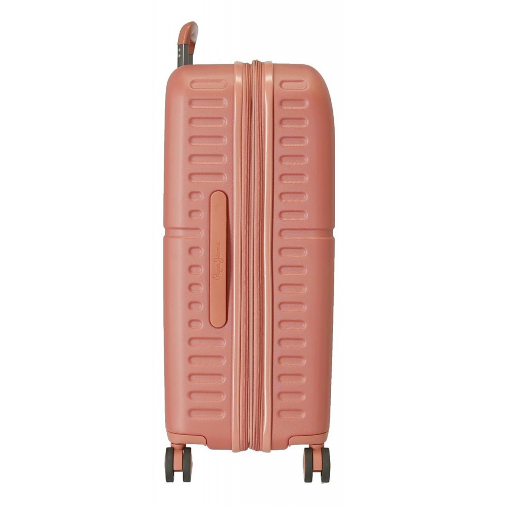 PEPE JEANS Highlight Terracota, Sada luxusních ABS cestovních kufrů 70cm/55cm, 7689526