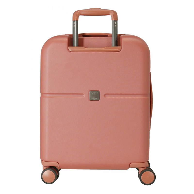 PEPE JEANS Highlight Terracota, Sada luxusních ABS cestovních kufrů 70cm/55cm, 7689526 PEPE JEANS Highlight Terracota, Sada luxusních ABS cestovních kufrů 70cm/55cm, 7689526
