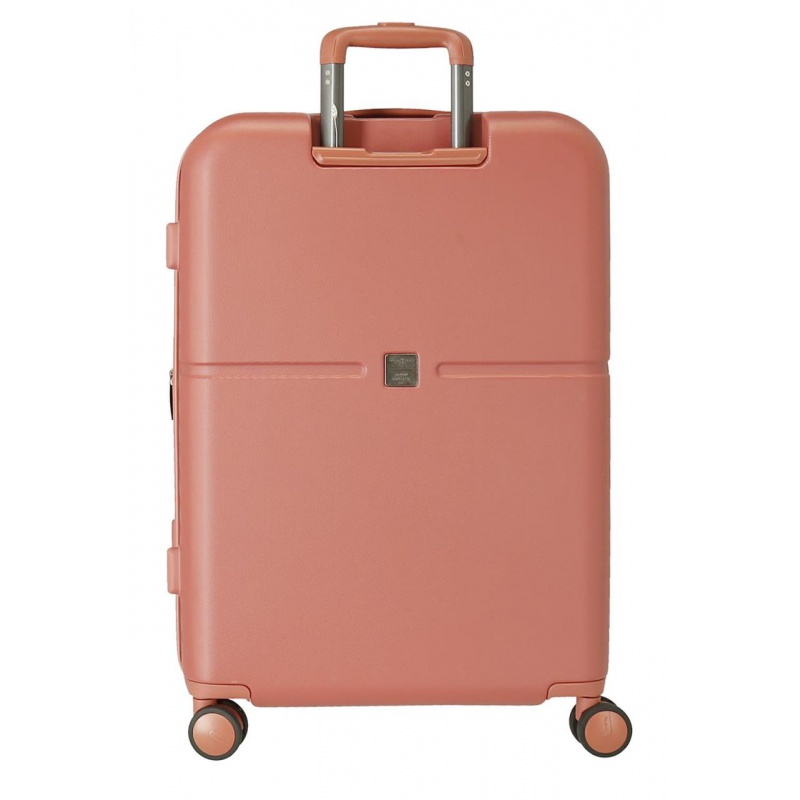 PEPE JEANS Highlight Terracota, Sada luxusních ABS cestovních kufrů 70cm/55cm, 7689526 PEPE JEANS Highlight Terracota, Sada luxusních ABS cestovních kufrů 70cm/55cm, 7689526