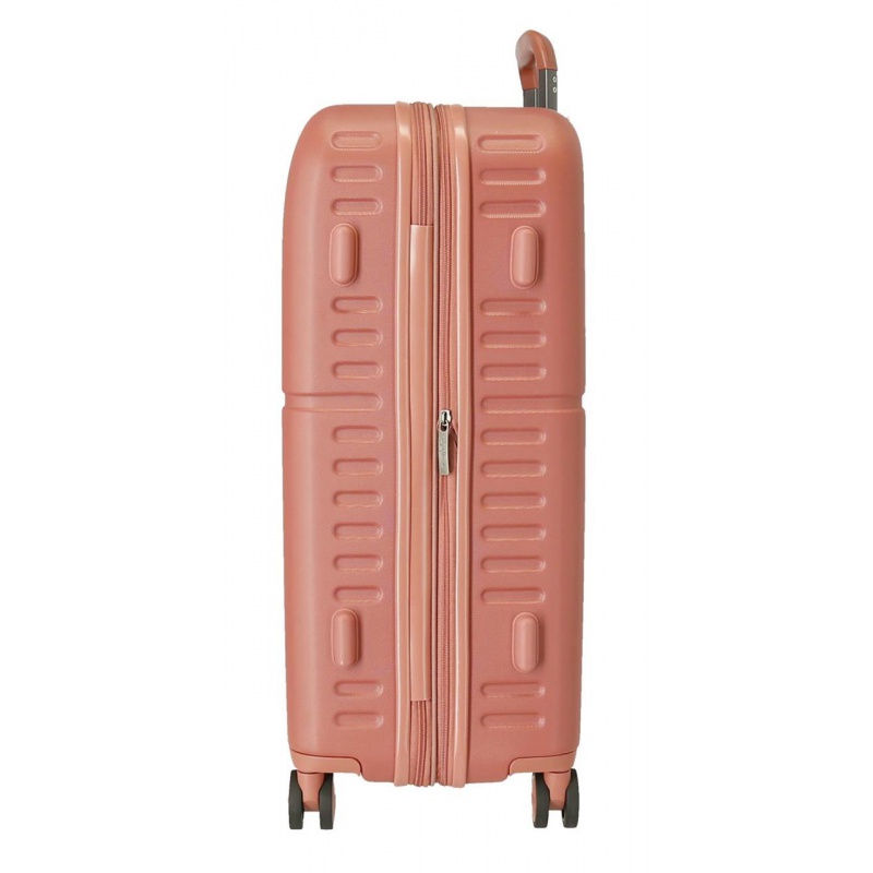 PEPE JEANS Highlight Terracota, Sada luxusních ABS cestovních kufrů 70cm/55cm, 7689526 PEPE JEANS Highlight Terracota, Sada luxusních ABS cestovních kufrů 70cm/55cm, 7689526