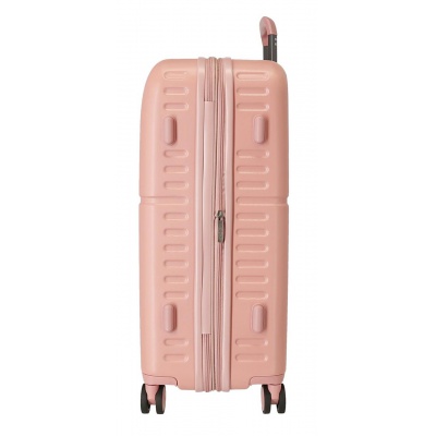 PEPE JEANS Highlight Rosa Claro, Sada luxusných ABS cestovných kufrov 70cm/55cm, 7689524 PEPE JEANS Highlight Rosa Claro, Sada luxusných ABS cestovných kufrov 70cm/55cm, 7689524