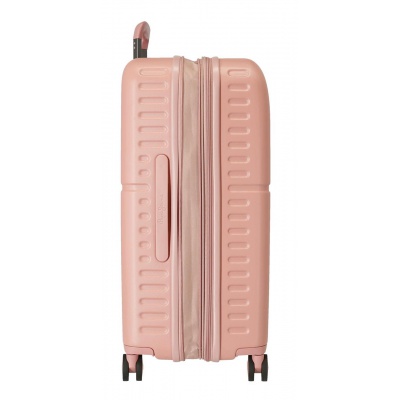 PEPE JEANS Highlight Rosa Claro, Sada luxusných ABS cestovných kufrov 70cm/55cm, 7689524 PEPE JEANS Highlight Rosa Claro, Sada luxusných ABS cestovných kufrov 70cm/55cm, 7689524