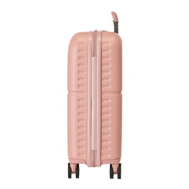 PEPE JEANS Highlight Rosa Claro, Sada luxusných ABS cestovných kufrov 70cm/55cm, 7689524 PEPE JEANS Highlight Rosa Claro, Sada luxusných ABS cestovných kufrov 70cm/55cm, 7689524