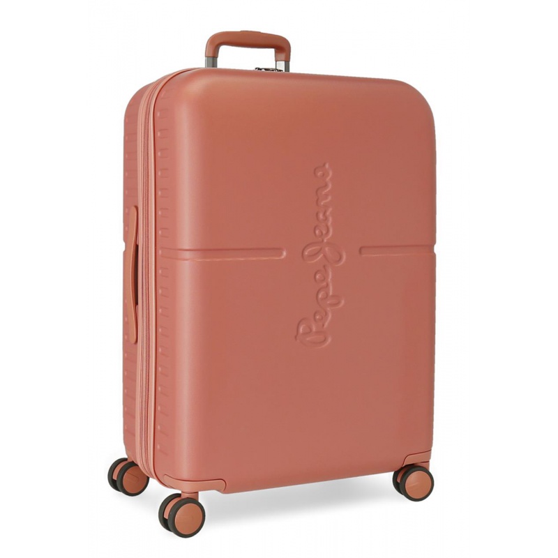 PEPE JEANS Highlight Terracota, Cestovní kufr, 70x48x28cm, 79L, 7689226 (medium exp.) PEPE JEANS Highlight Terracota, Cestovní kufr, 70x48x28cm, 79L, 7689226 (medium exp.)