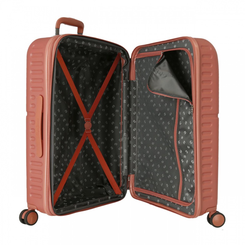 PEPE JEANS Highlight Terracota, Cestovní kufr, 70x48x28cm, 79L, 7689226 (medium exp.) PEPE JEANS Highlight Terracota, Cestovní kufr, 70x48x28cm, 79L, 7689226 (medium exp.)
