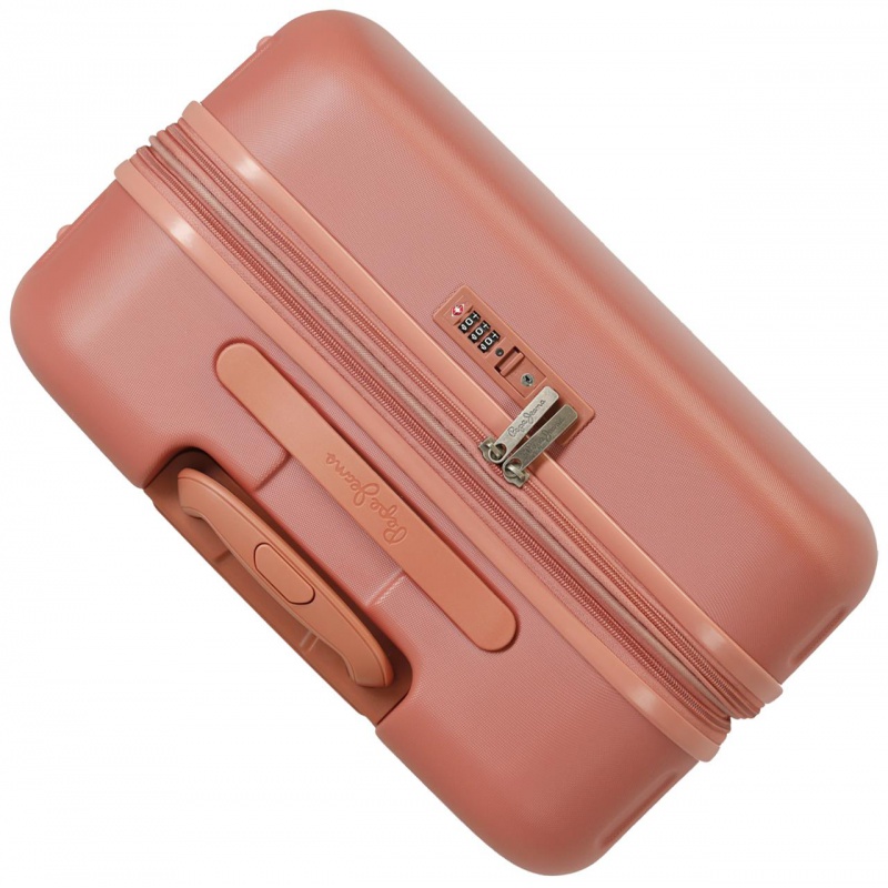 PEPE JEANS Highlight Terracota – Cestovný kufor 70×48×28 cm, 79 L PEPE JEANS Highlight Terracota – Cestovný kufor 70×48×28 cm, 79 L