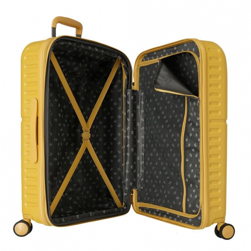 PEPE JEANS Highlight Ochre, Cestovný kufor, 70x48x28cm, 79L, 7689223 (medium exp.) PEPE JEANS Highlight Ochre, Cestovný kufor, 70x48x28cm, 79L, 7689223 (medium exp.)