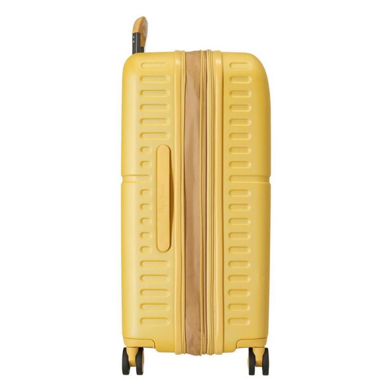 PEPE JEANS Highlight Ochre, Cestovný kufor, 70x48x28cm, 79L, 7689223 (medium exp.) PEPE JEANS Highlight Ochre, Cestovný kufor, 70x48x28cm, 79L, 7689223 (medium exp.)