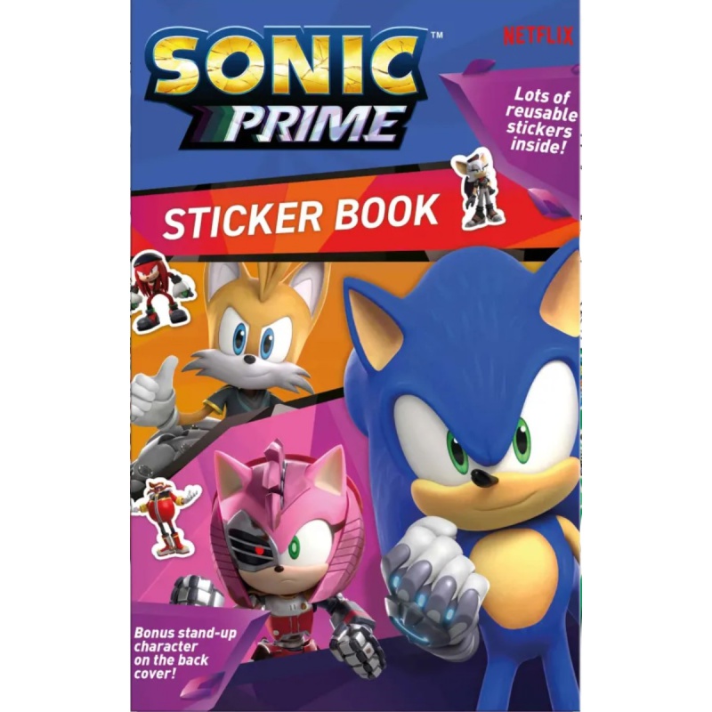 Kreativní set Ježek Sonic (omalovánky, samolepky), SN00013 Kreativní set Ježek Sonic (omalovánky, samolepky), SN00013