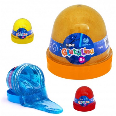 AstraFUN, Zábavná antistresová hmota Glutolina Slime, mix farieb, 100g, 336122003 AstraFUN, Zábavná antistresová hmota Glutolina Slime, mix farieb, 100g, 336122003