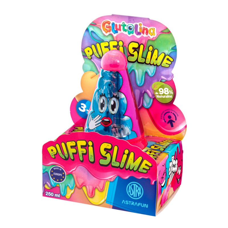 AstraFUN, Zábavná antistresová hmota Glutolina Slime, mix farieb, 250g, 336122001 AstraFUN, Zábavná antistresová hmota Glutolina Slime, mix farieb, 250g, 336122001