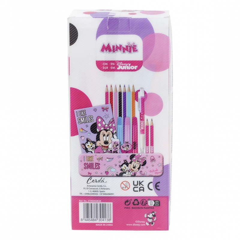 Kreativní set Minnie Mouse (omalovánky, pastelky, samolepky, blok), 2700000838 Kreativní set Minnie Mouse (omalovánky, pastelky, samolepky, blok), 2700000838
