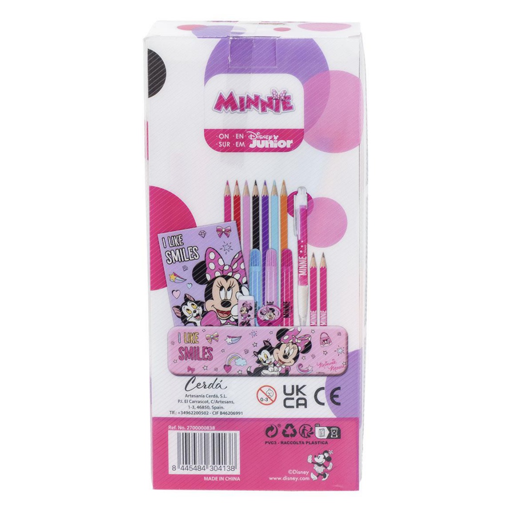 Kreatívny set Minnie Mouse (omaľovánky, pastelky, samolepky, blok), 2700000838