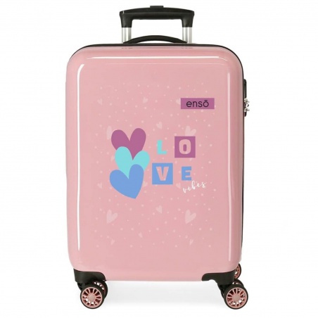 ABS Cestovný kufor ENSO Love Vibes, 55x38x20cm, 34L, 9451721 (small)
