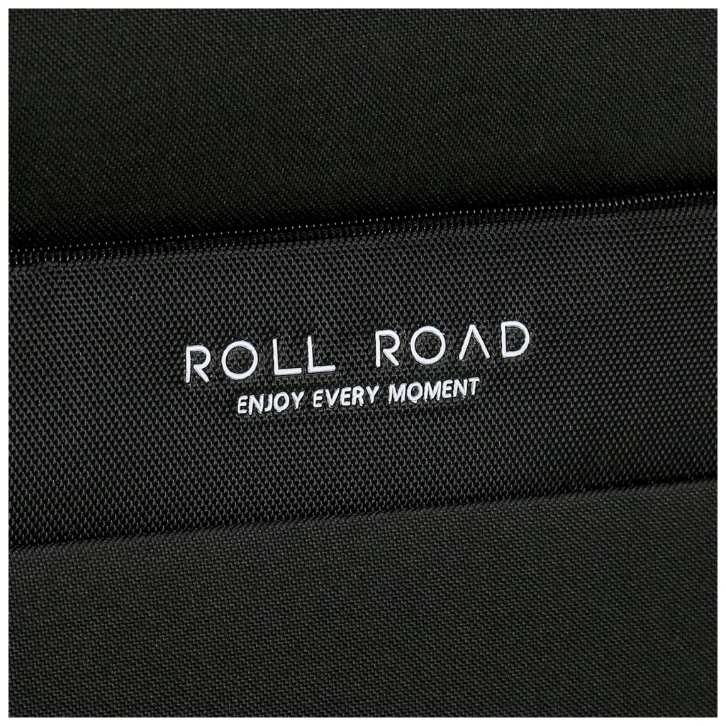 Textilní cestovní kufr ROLL ROAD ROYCE Black/Černý, 55x40x20cm, 39L, 5019121 (small)