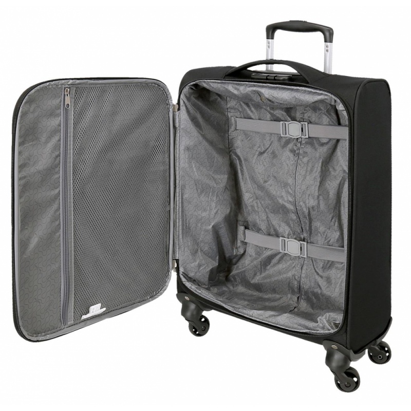 Textilný cestovný kufor ROLL ROAD ROYCE Black / Čierny, 55x40x20cm, 39L, 5019121 (small) Textilný cestovný kufor ROLL ROAD ROYCE Black / Čierny, 55x40x20cm, 39L, 5019121 (small)