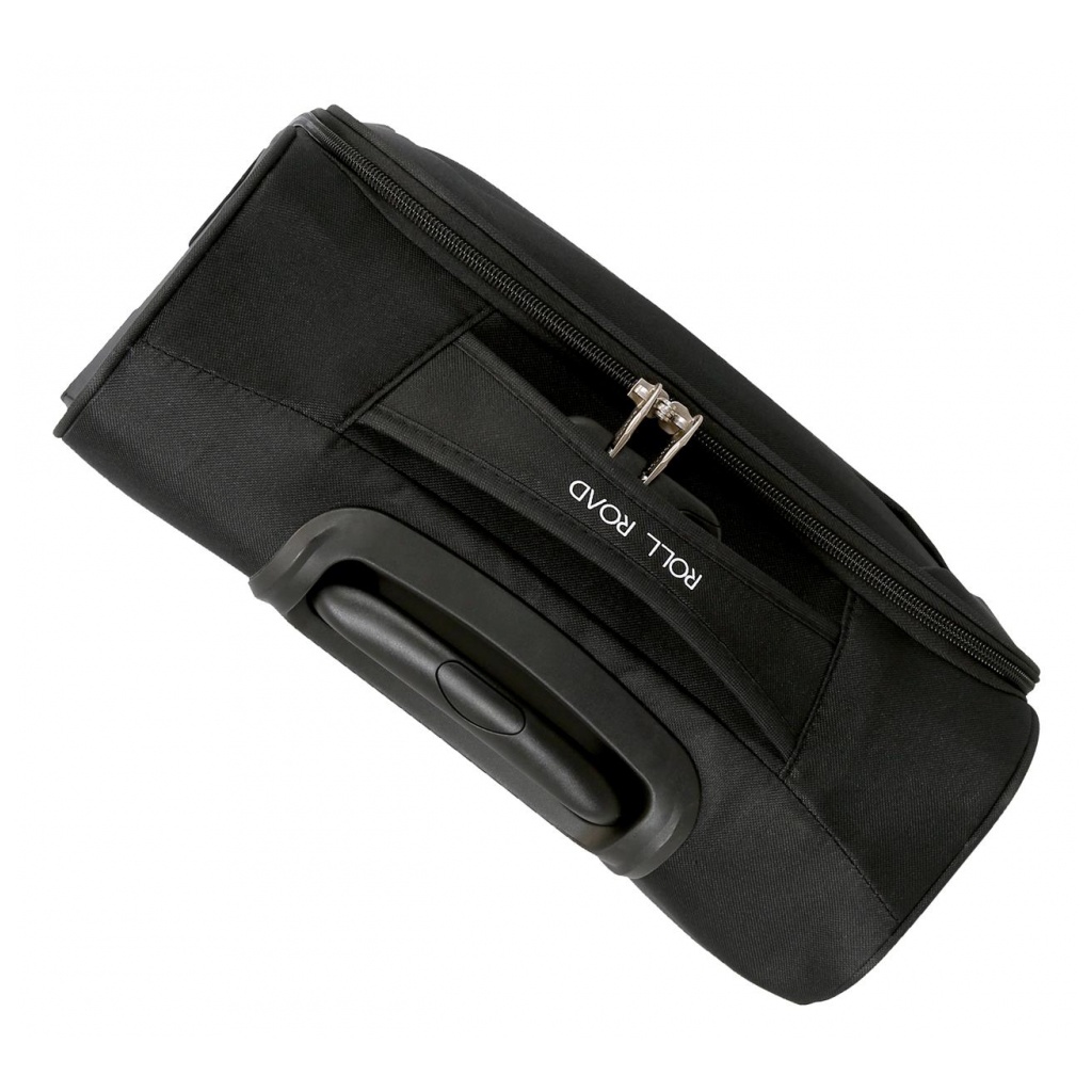Textilný cestovný kufor ROLL ROAD ROYCE Black, 55x40x20cm, 39L – čierny, 5019121