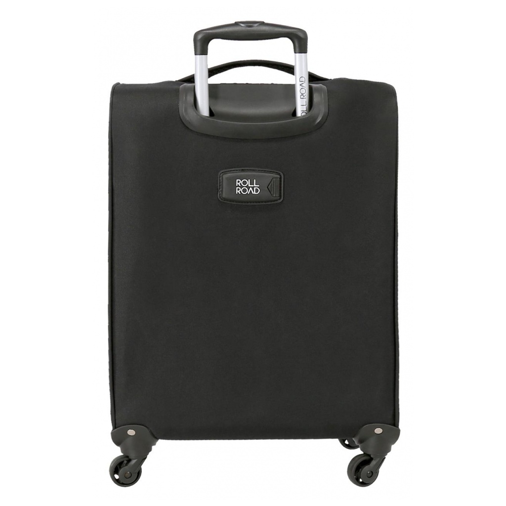 Textilný cestovný kufor ROLL ROAD ROYCE Black, 55x40x20cm, 39L – čierny, 5019121