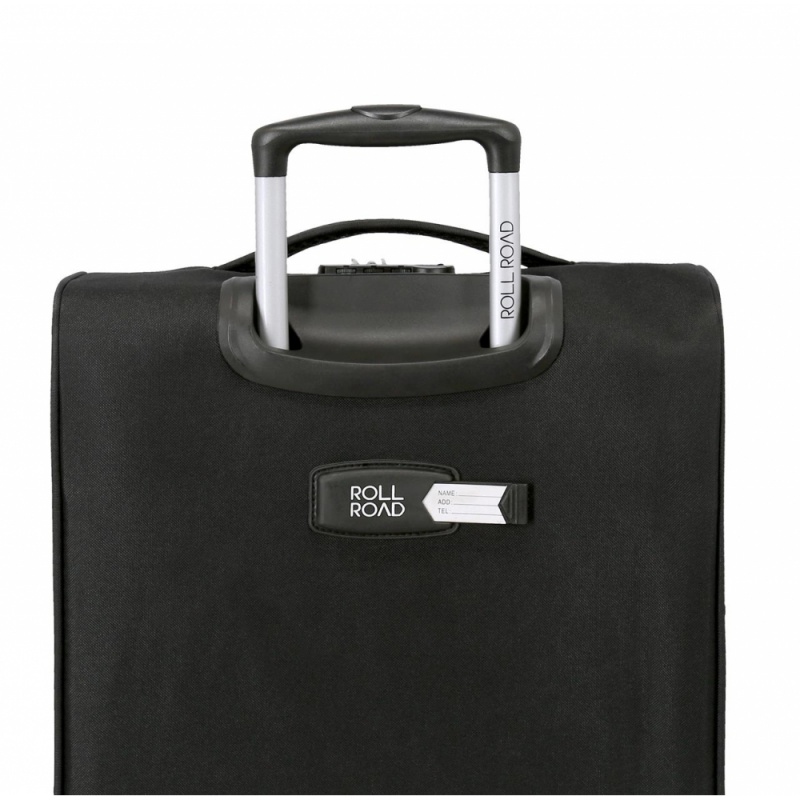 Textilný cestovný kufor ROLL ROAD ROYCE Black / Čierny, 55x40x20cm, 39L, 5019121 (small) Textilný cestovný kufor ROLL ROAD ROYCE Black / Čierny, 55x40x20cm, 39L, 5019121 (small)