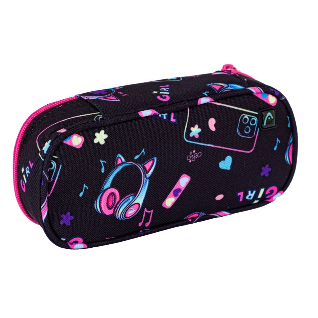 Jednokomorový peračník / puzdro Head GIRL GO, AC6, 503024076