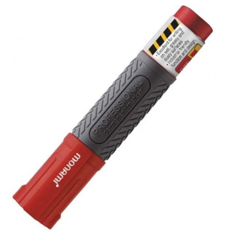 Priemyselný popisovač Monami Professional
 Permanent Marker, 5-8mm, Červený