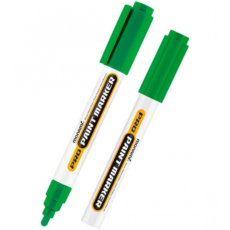 Profesionálny popisovač Monami Pro Paint Marker, 2mm, Zelený Profesionálny popisovač Monami Pro Paint Marker, 2mm, Zelený