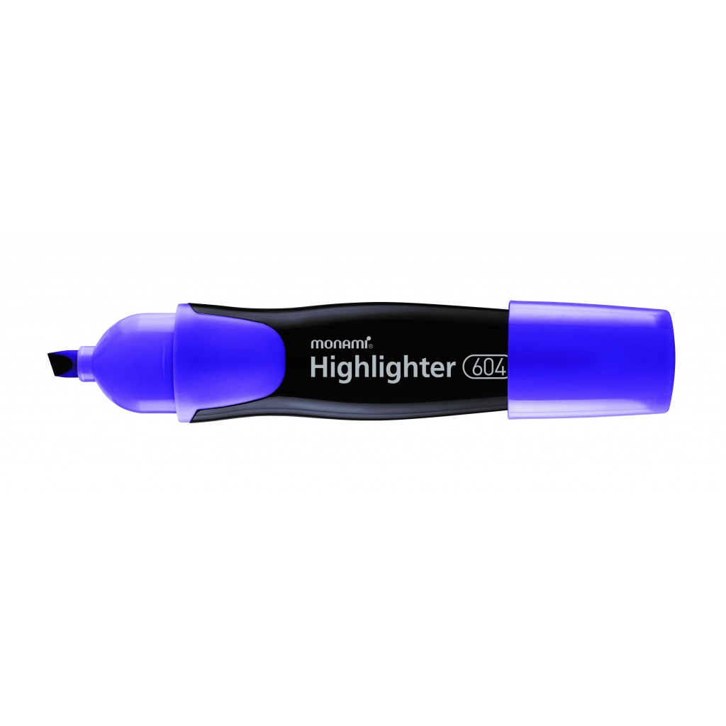 Sada zvýrazňovačov Monami 604, šikmý hrot 1-6mm, 6ks