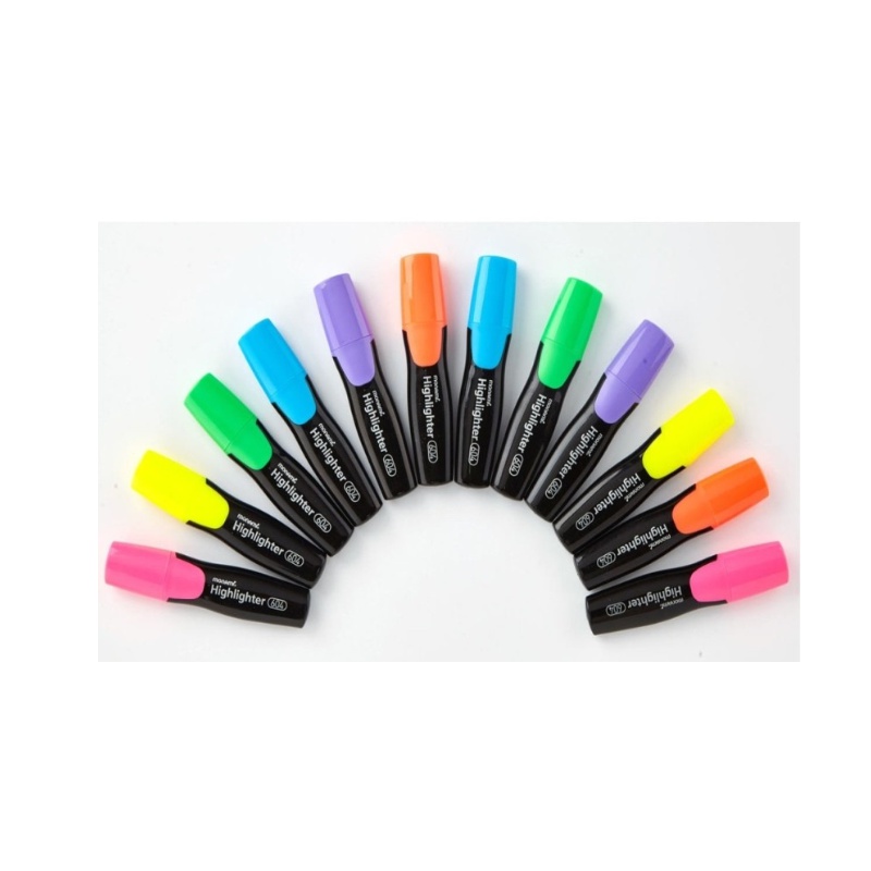 MONAMI Sada zvýrazňovačů 604, 1-6mm, 6ks MONAMI Sada zvýrazňovačů 604, 1-6mm, 6ks