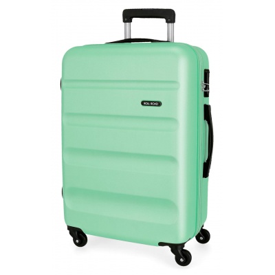 ABS Cestovný kufor ROLL ROAD FLEX Turquesa, 65x46x23cm, 56L, 584926B (medium) ABS Cestovný kufor ROLL ROAD FLEX Turquesa, 65x46x23cm, 56L, 584926B (medium)