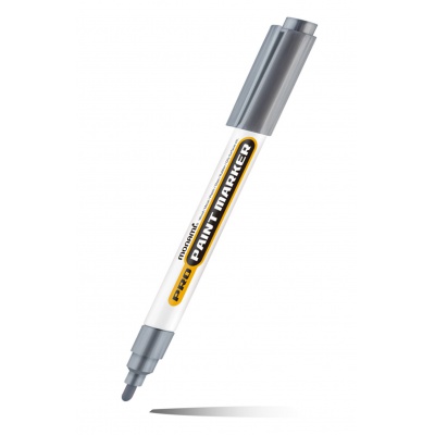 MONAMI Permanentní průmyslový popisovač ProPaint, 2mm, Stříbrný MONAMI Permanentní průmyslový popisovač ProPaint, 2mm, Stříbrný