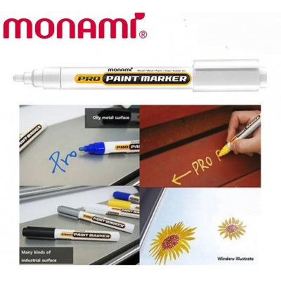 Profesionálny popisovač Monami Pro Paint Marker, 2mm, Zlatý Profesionálny popisovač Monami Pro Paint Marker, 2mm, Zlatý