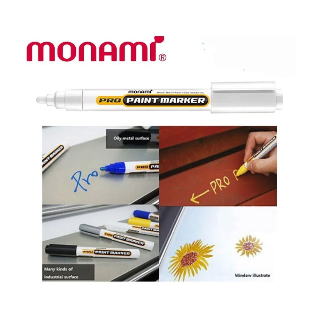 Profesionálny popisovač Monami Pro Paint Marker, 2mm, Zlatý