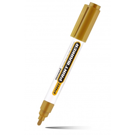 Profesionálny popisovač Monami Pro Paint Marker, 2mm, Zlatý