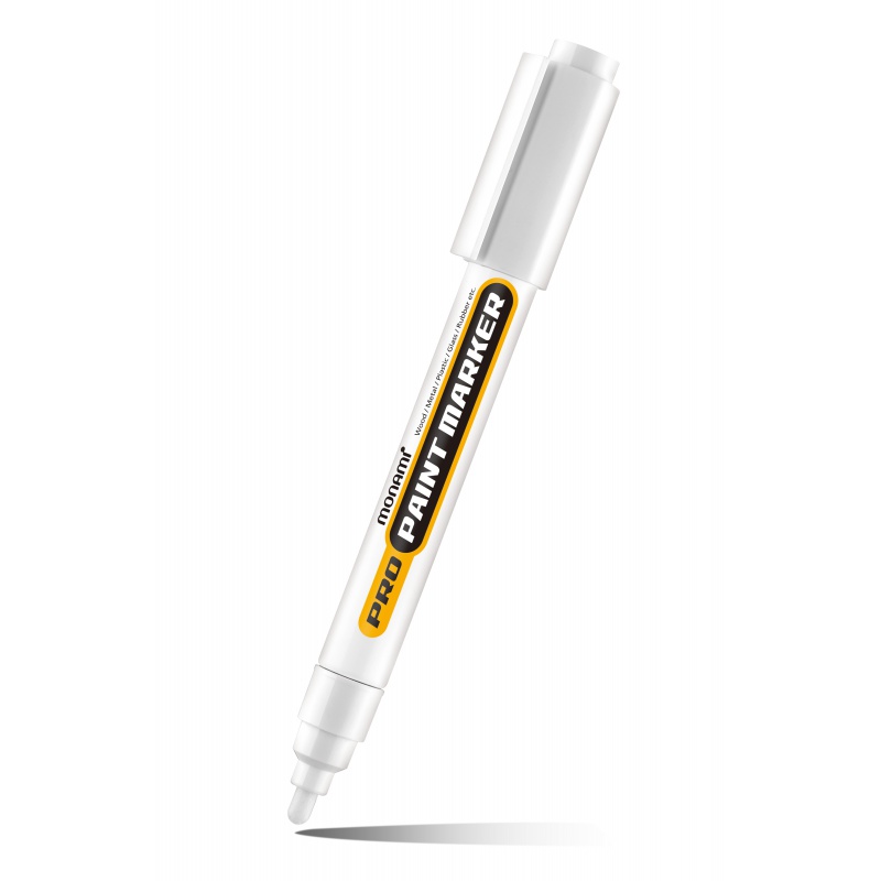 MONAMI Permanentní průmyslový popisovač ProPaint, 2mm, Bílý MONAMI Permanentní průmyslový popisovač ProPaint, 2mm, Bílý