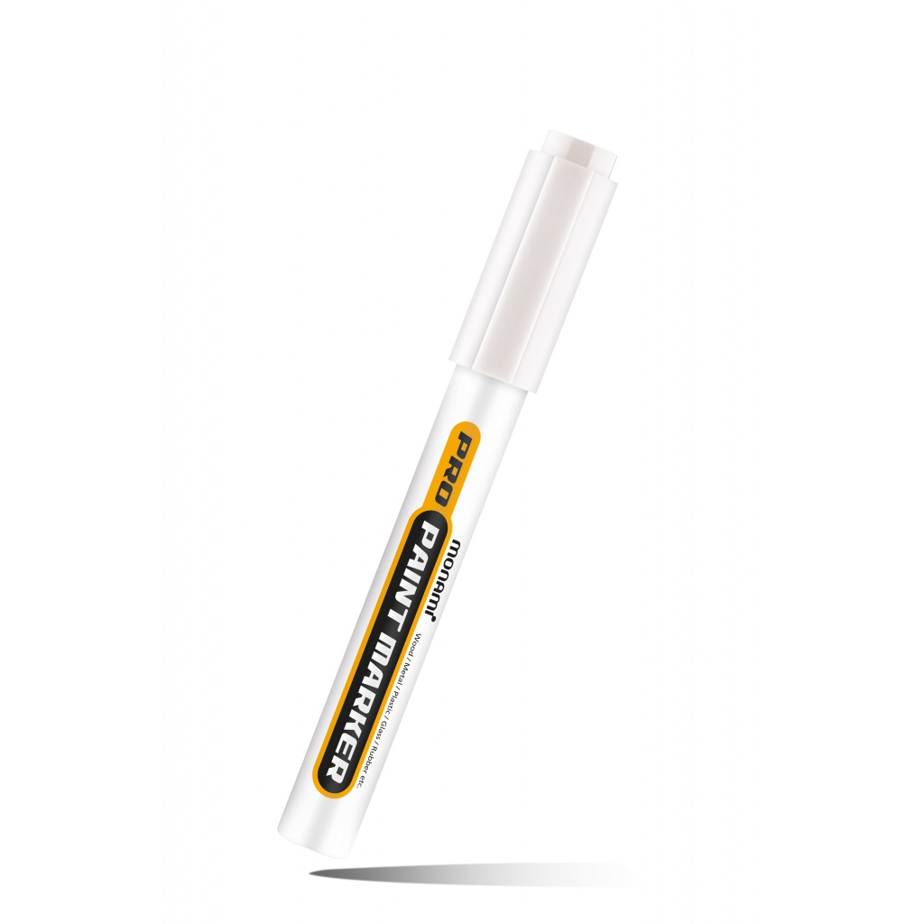 MONAMI Permanentní průmyslový popisovač ProPaint, 2mm, Bílý
