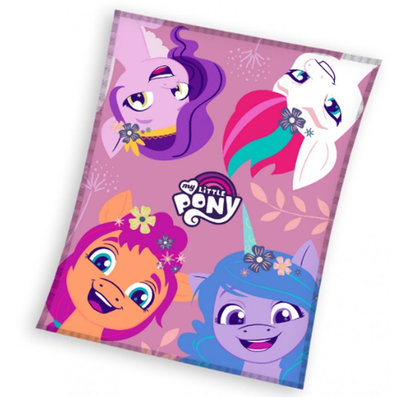 CARBOTEX Flísová deka 110/140cm MY LITTLE PONY, MLP213003 CARBOTEX Flísová deka 110/140cm MY LITTLE PONY, MLP213003