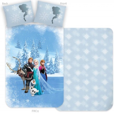 Bavlnené obliečky do postieľky DISNEY FROZEN, 100/135+60/40, FR13399