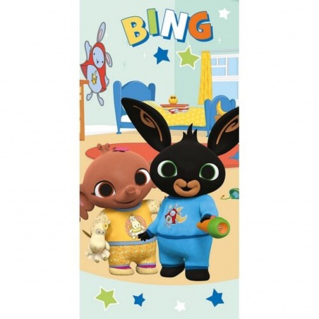 Bavlnená osuška 70/140cm Carbotex Zajačik Bing a Sula, BING231011
