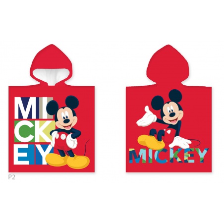 Bavlnené pončo 55/110cm Carbotex Mickey Mouse, MM2295102