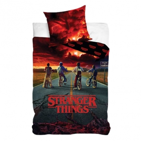 Oboustranné povlečení Stranger Things, 140/200+70/90, STR225020