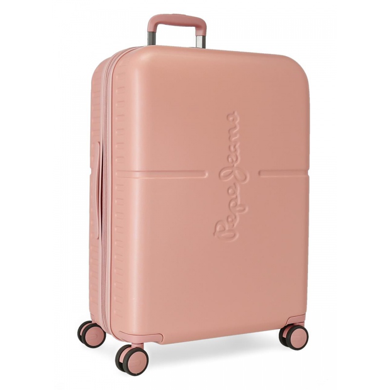 PEPE JEANS Highlight Rosa Claro, Cestovní kufr, 70x48x28cm, 79L, 7689224 (medium exp.) PEPE JEANS Highlight Rosa Claro, Cestovní kufr, 70x48x28cm, 79L, 7689224 (medium exp.)