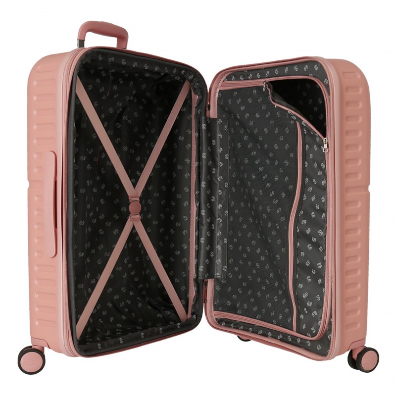 PEPE JEANS Highlight Rosa Claro, Cestovní kufr, 70x48x28cm, 79L, 7689224 (medium exp.) PEPE JEANS Highlight Rosa Claro, Cestovní kufr, 70x48x28cm, 79L, 7689224 (medium exp.)
