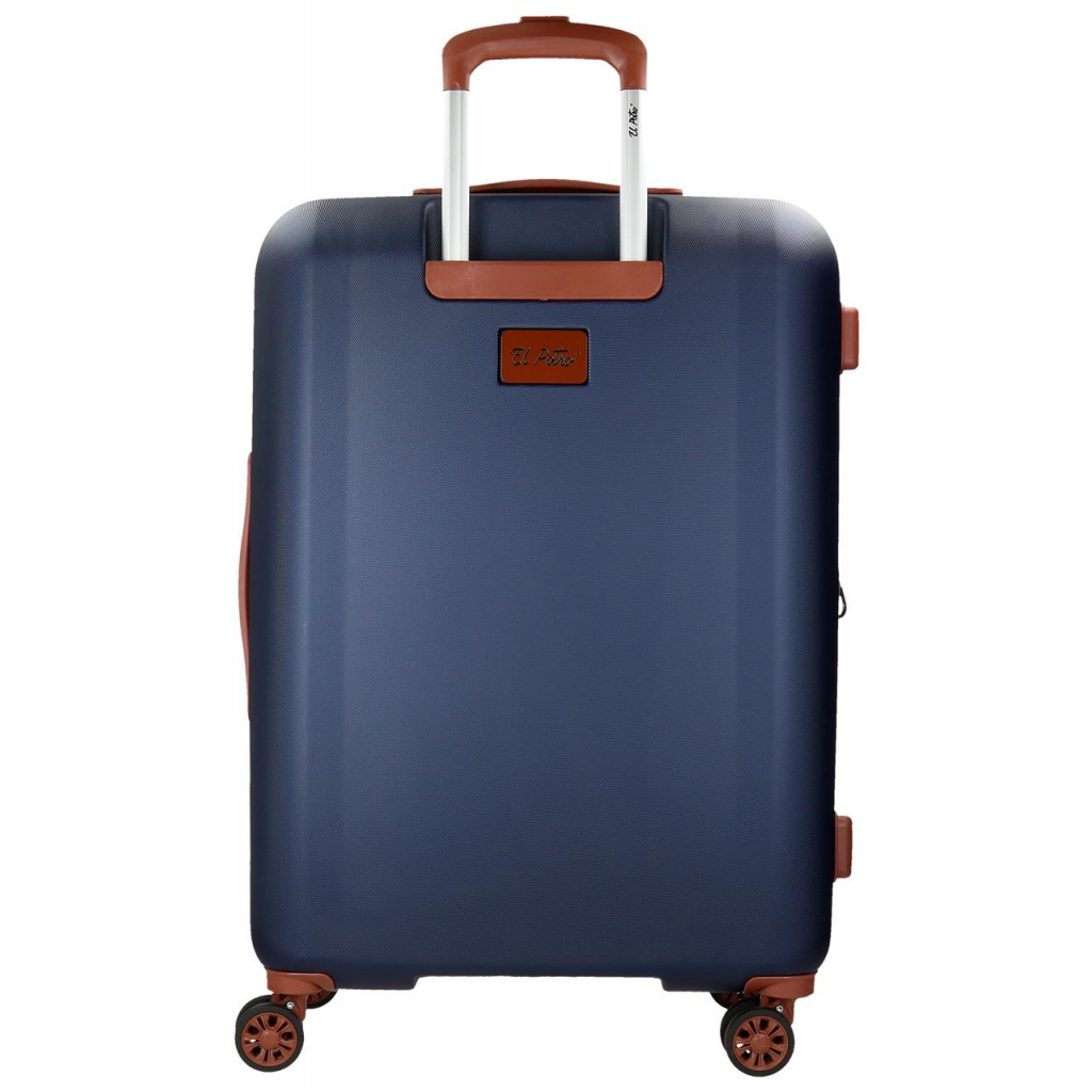 EL POTRO Ocuri Marino, ABS Cestovný kufor 70x49x28cm, 81L, 5128826 (medium exp.)