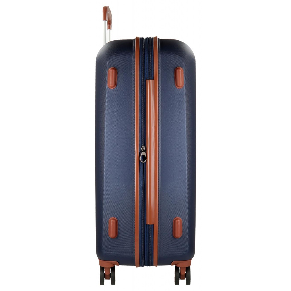 EL POTRO Ocuri Marino, ABS Cestovný kufor 70x49x28cm, 81L, 5128826 (medium exp.)