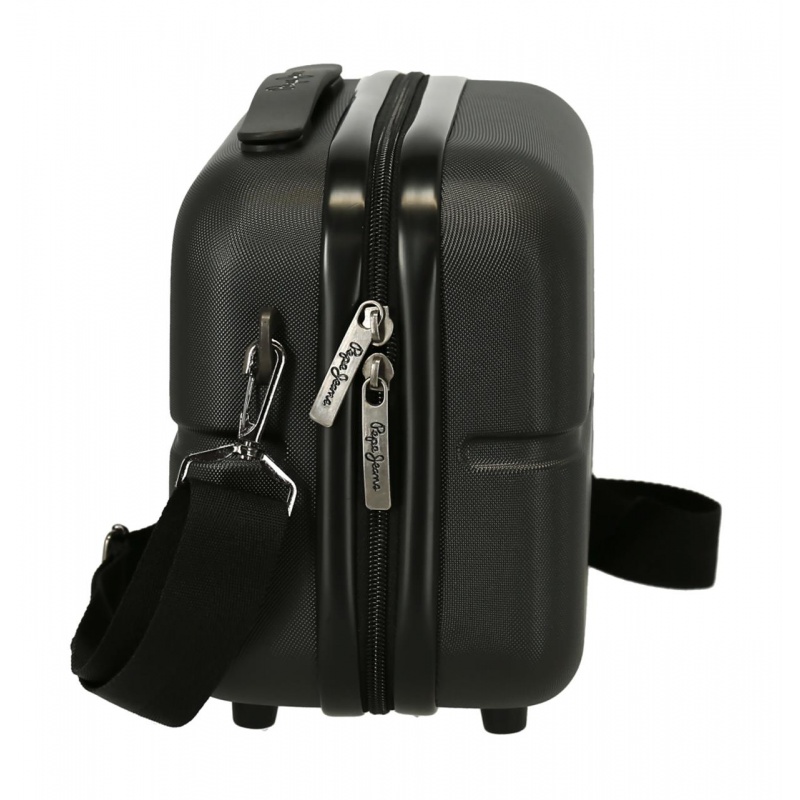 PEPE JEANS Highlight Negro, Cestovný kozmetický kufrík, 21x29x15cm, 7683921