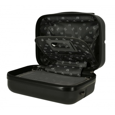 PEPE JEANS Highlight Negro, Cestovný kozmetický kufrík, 21x29x15cm, 7683921 PEPE JEANS Highlight Negro, Cestovný kozmetický kufrík, 21x29x15cm, 7683921