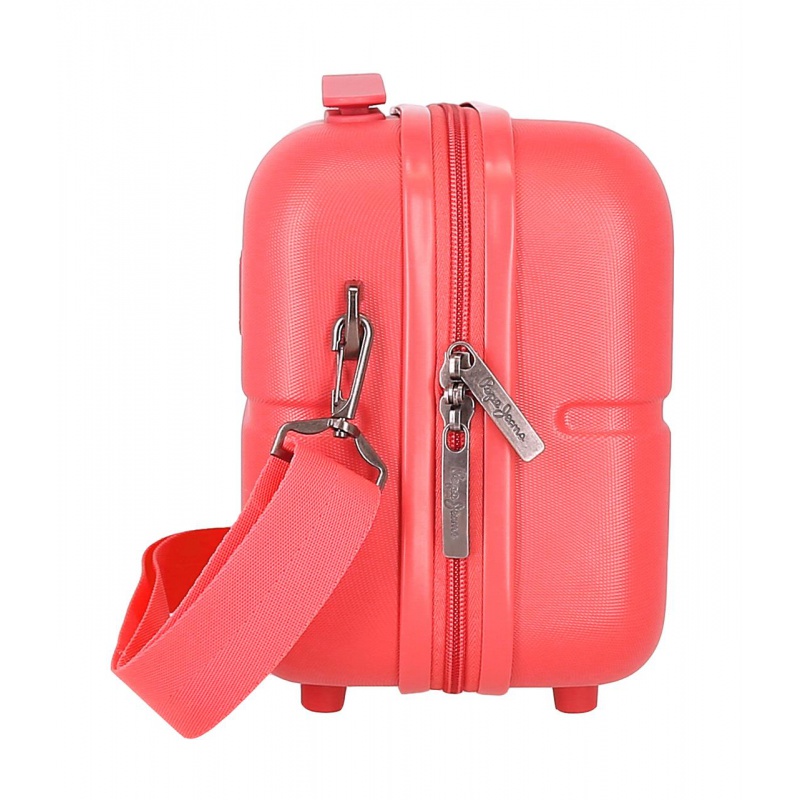 PEPE JEANS Highlight Coral, Cestovní kosmetický kufřík, 21x29x15cm, 768392D PEPE JEANS Highlight Coral, Cestovní kosmetický kufřík, 21x29x15cm, 768392D
